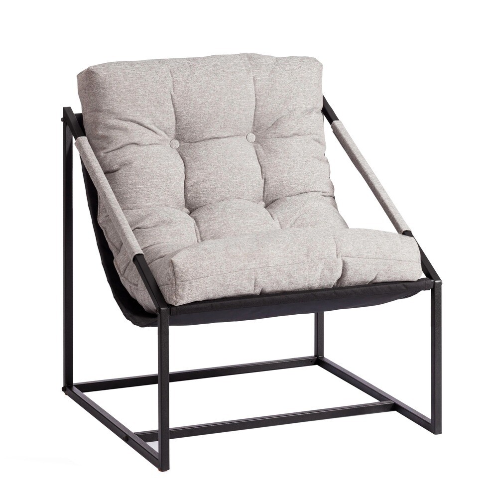 

Кресло Charli без подлокотника серо-бежевое, Серый