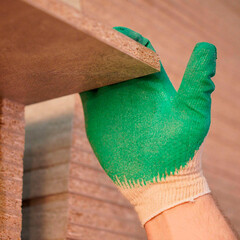 Перчатки х/б с латексным обливом XL - фото 4