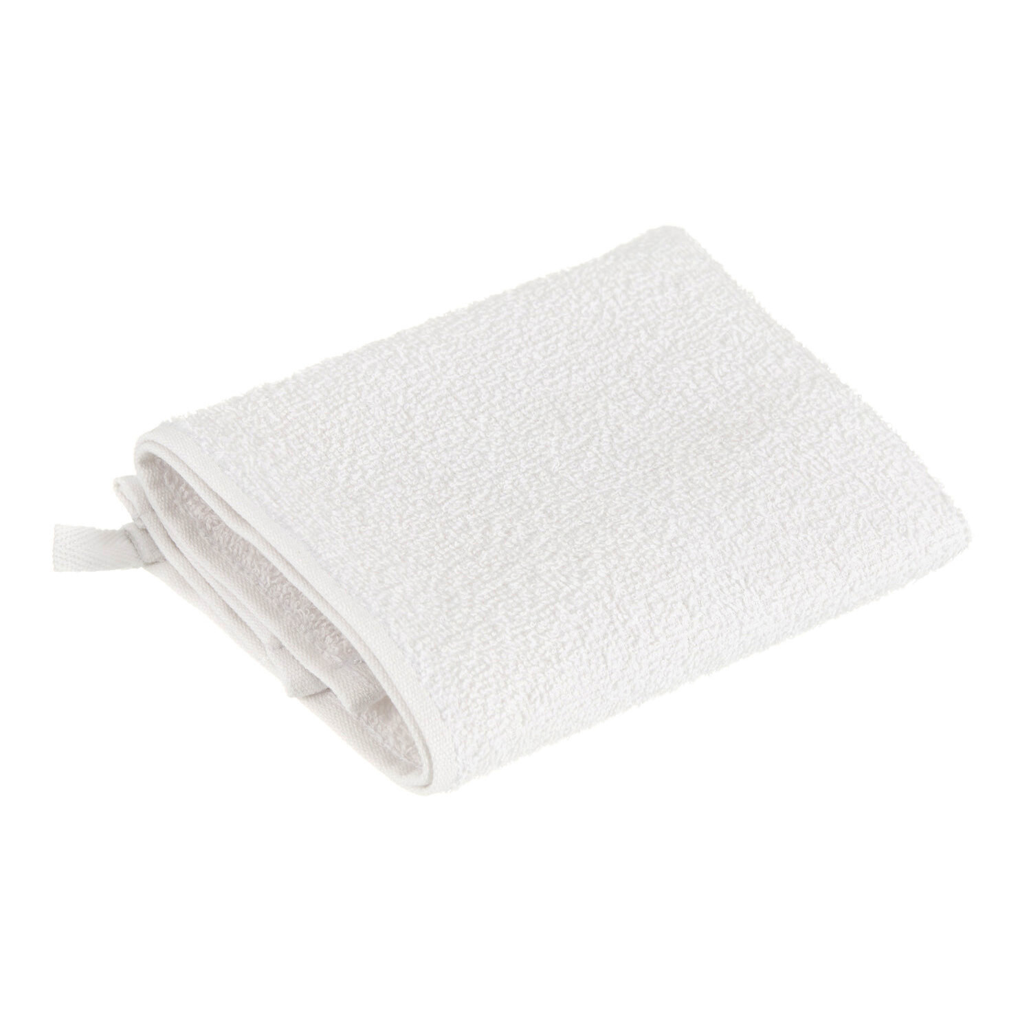 Изображение товара Набор махровых салфеток 30х30 см белый 5 шт грубое описание