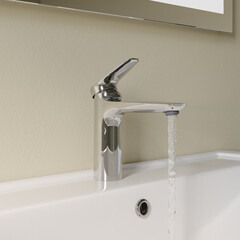 Смеситель для раковины Iddis Zodiac X однорычажный хром (ZDXSB00i01) - фото 4