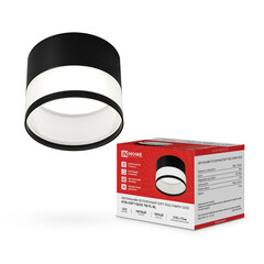 Светильник накладной IN HOME НПБ GX53 24 Вт черный IP20 (4690612057996) - фото 4