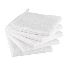 Набор салфеток махровых 30х30 см белый (5 шт.)