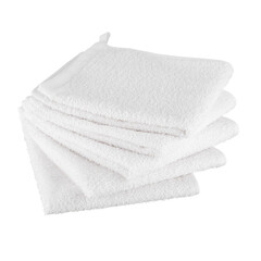 Набор салфеток махровых 30х30 см белый (5 шт.) - фото 1