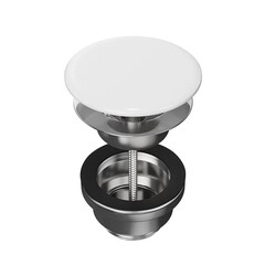 Донный клапан Kerama Marazzi 70 мм белый (DR.1\WHT/DRR.1/WHT) - фото 4