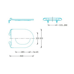 Сиденье для унитаза Kerama Marazzi Plaza Modern дюропласт с микролифтом быстросъемное (KMDP_seat_00-WHT) - фото 2