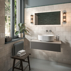 Зеркало с подсветкой прямоугольное 45х90 см бесконтактный сенсор Kerama Marazzi Vetrata S (VE.S.mi.90\WHT) - фото 3