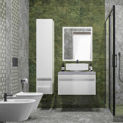 Зеркало с подсветкой прямоугольное 70х80 см с сенсорным включением Kerama Marazzi MiO (MIO.mi.70\WHT) - фото 7