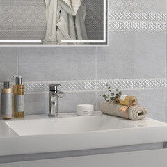 Зеркало с подсветкой прямоугольное 60х80 см с сенсорным включением Kerama Marazzi MiO (MIO.mi.60\WHT) - фото 3