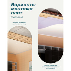 Панель звукоизоляционная АкустиKnauf МДВП 12х600х1250 мм (8 шт.) 6 кв.м - фото 6