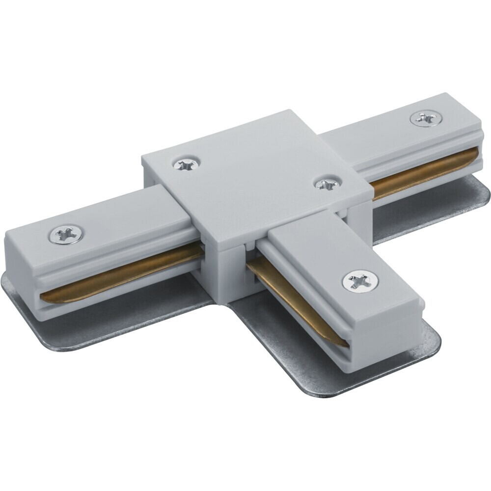 Коннектор для однофазного шинопровода T-образный Navigator NLT белый (95516)