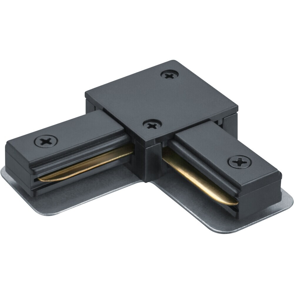 Коннектор для однофазного шинопровода L-образный Navigator NLT черный (95515)