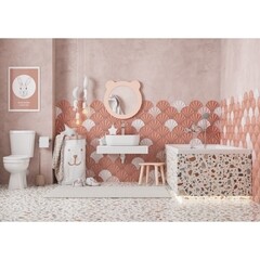 Унитаз-компакт Santek Каспер с горизонтальным выпуском с сиденьем полипропилен детский (1WH501741) - фото 9