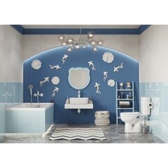 Унитаз-компакт Santek Каспер с горизонтальным выпуском с сиденьем полипропилен детский (1WH501741) - фото 8