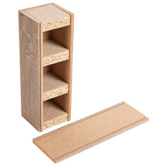 Колонна интерьерная сборная МДФ 2800х100х100 мм 0,28 кв.м дуб винтаж - фото 6