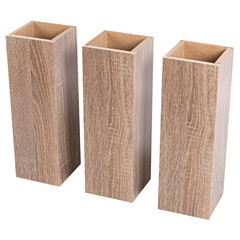 Колонна интерьерная сборная МДФ 2800х100х100 мм 0,28 кв.м дуб винтаж - фото 3