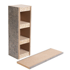 Закладная для интерьерных колонн ДСП 100х100 мм (4 шт.) - фото 3