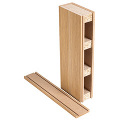 Колонна интерьерная сборная МДФ 2800х100х100 мм 0,336 кв. м дуб скандинавский - фото 6