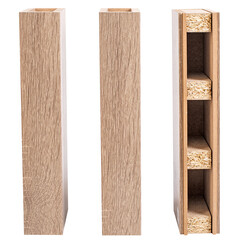 Колонна интерьерная сборная МДФ 2800х100х100 мм 0,336 кв. м дуб винтаж - фото 5