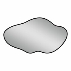 Зеркало настенное Arthen 600х1100 мм с уф-печатью черное - фото 6