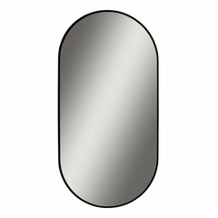 Зеркало настенное Morlan 400х800 мм с уф-печатью черное - фото 6