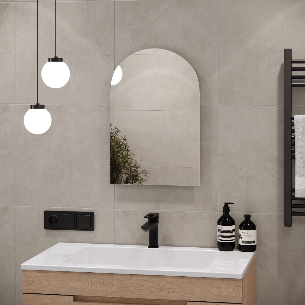 Изображение товара Зеркало настенное Vela 390х590 мм Изображение товара Зеркало настенное Vela 390х590 мм