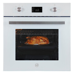 Духовой шкаф газовый встраиваемый MBS DG-602WH 594 мм белый - фото 10