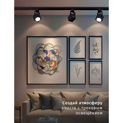 Трековый светильник однофазный Navigator NLT 35 Вт GU10 20 кв.м черный (95499) - фото 2