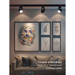 Трековый светильник однофазный Navigator NLT 35 Вт GU10 20 кв.м черный (95497) - фото 2