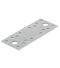 Пластина крепежная оцинкованная 130х53х1.8 мм - фото 2