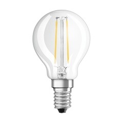 Лампа светодиодная филаментная Osram LED Star E14 2700К 6 Вт 806 Лм 220-240 В шар прозрачная - фото 1