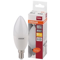 Лампа светодиодная Osram LED Star E14 3000К 7,5 Вт 806 Лм 220-240 В свеча матовая - фото 2
