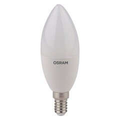 Лампа светодиодная Osram LED Star E14 3000К 7,5 Вт 806 Лм 220-240 В свеча матовая - фото 1