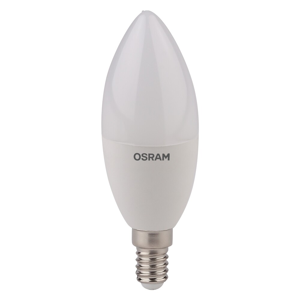 Лампа светодиодная Osram LED Star E14 3000К 7,5 Вт 806 Лм 220-240 В свеча матовая