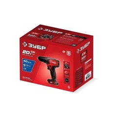 Дрель-шуруповерт аккумуляторная бесщеточная Зубр ДШ-40-22 20 В 2 Ач Li-Ion 2 АКБ и ЗУ - фото 3