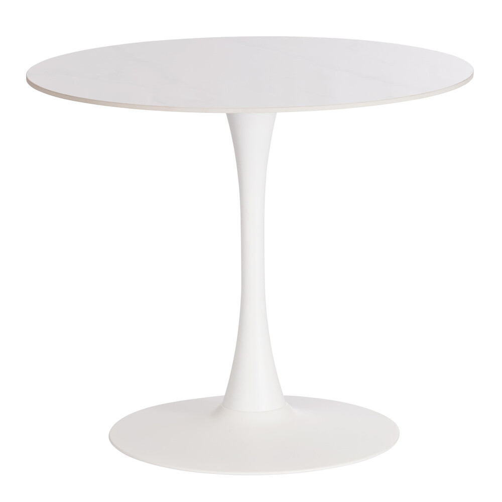 

Стол кухонный круглый d0,9 м белый Тулип (21855)