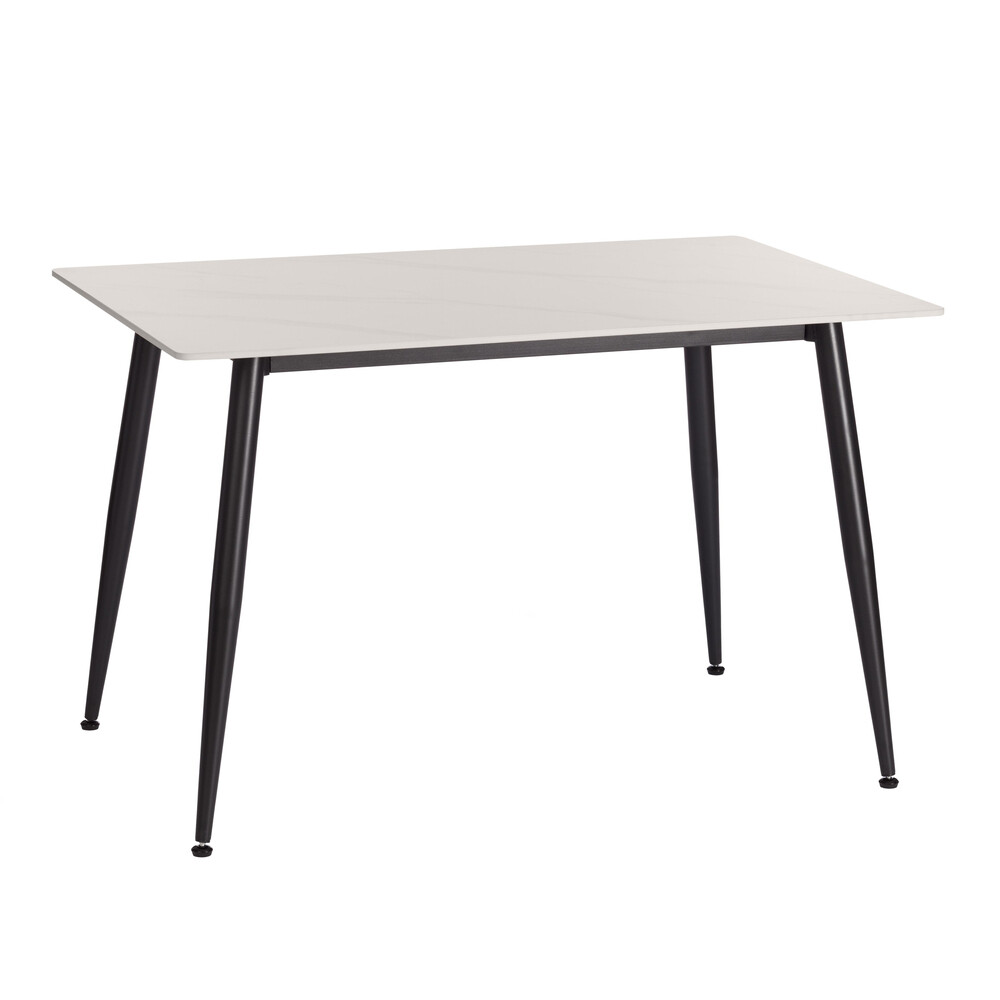 Изображение товара Кухонный стол Остин 1,2x0,8 м серый черный современный стиль глянцевая керамика