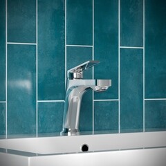 Смеситель для раковины РМС однорычажный хром (PL7CH-001F) - фото 5