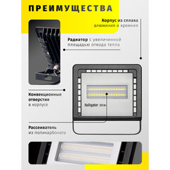 Прожектор светодиодный Navigator ДО-30 4000К 30 Вт IP65 черный - фото 8