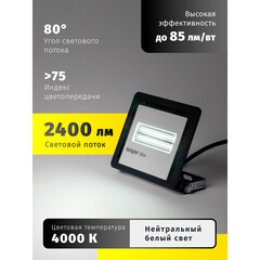 Прожектор светодиодный Navigator ДО-30 4000К 30 Вт IP65 черный - фото 4