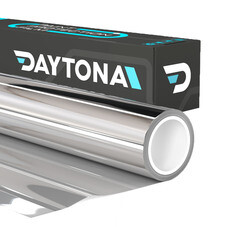 Пленка самоклеящаяся декоративная для окон серебряная 0,75х3 м 35% min Daytona