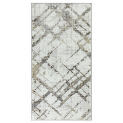 Ковер 0,8х1,5 м прямоугольный Деко 5142-a3-dc бежевый - фото 1