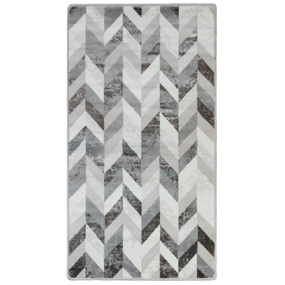 Ковер 1,6х2,3 м прямоугольный Женева 6199-b6 серый