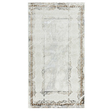 Ковер 0,8х1,5 м прямоугольный Sirius T1586LL cream-cream
