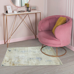 Ковер 0,6х1 м прямоугольный Santos T1277RC cream-cream - фото 2