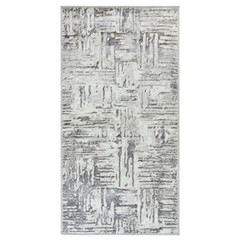 Ковер 0,8х1,5 м прямоугольный Деко 5137-a3-dc серый - фото 1