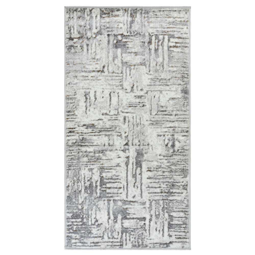 Ковер 0,8х1,5 м прямоугольный Деко 5137-a3-dc серый