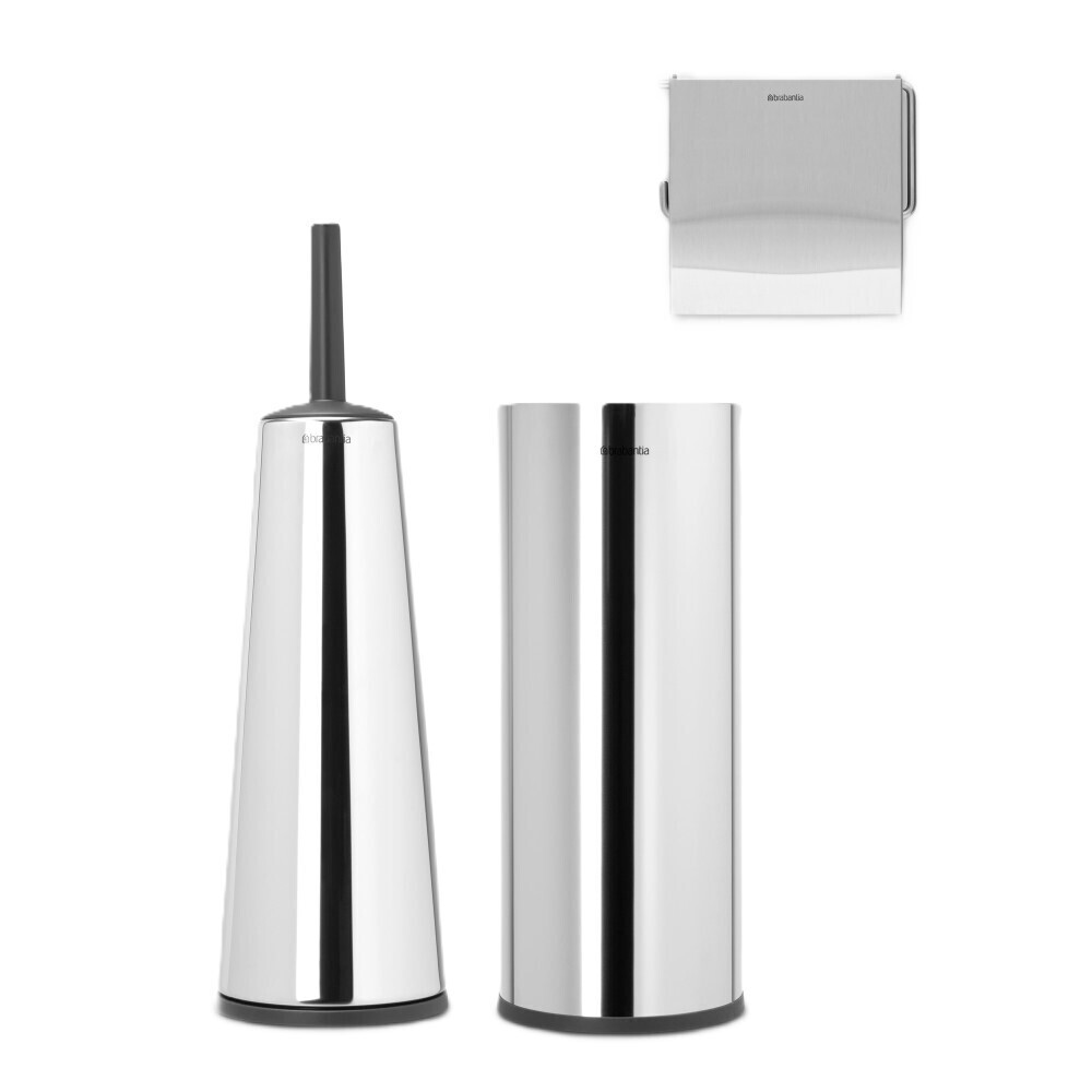 Изображение товара Brabantia ReNew Набор аксессуаров стальной полированный 3 предмета