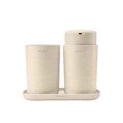Изображение товара Набор аксессуаров для ванной Brabantia ReNew 3 предмета пластик бежевый