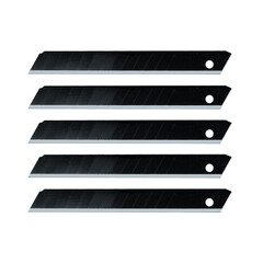 Лезвие для ножа Rage by Vira 9 мм прямое (5 шт.) сегментированное - фото 1