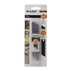 Лезвие для ножа Rage by Vira 25 мм прямое (5 шт.) сегментированное - фото 3